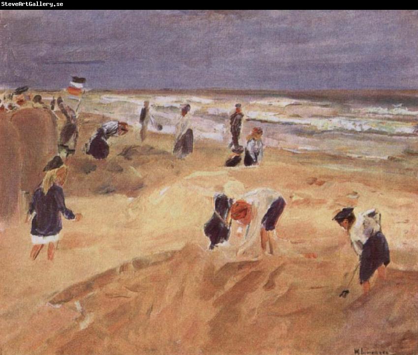 Max Liebermann THe Beach at Nordwijk